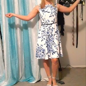 Blue Floral Dress